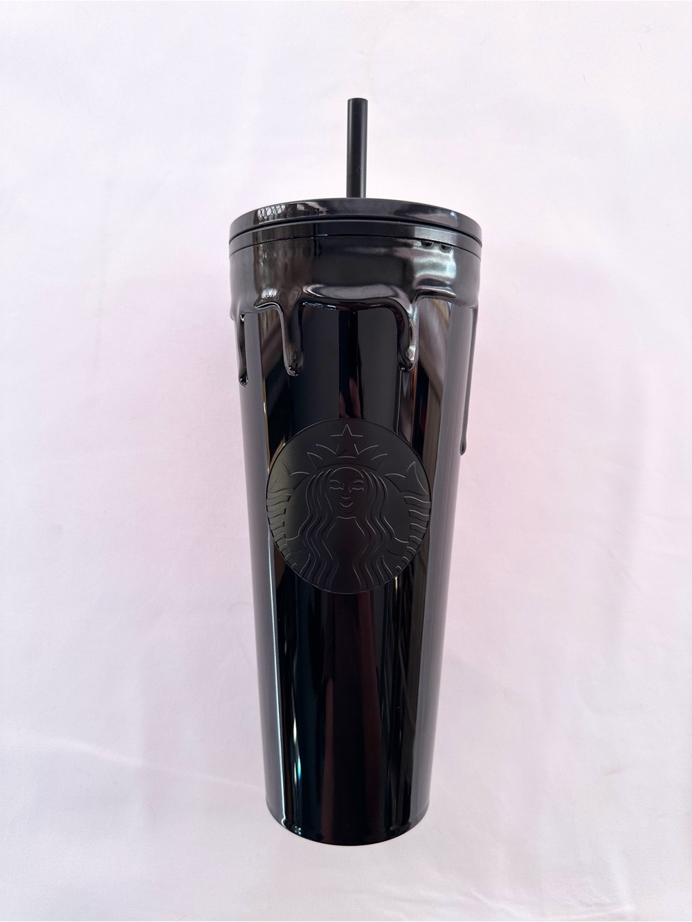 2024 Starbucks Black Slime Drip Tumbler with Straw BNWT